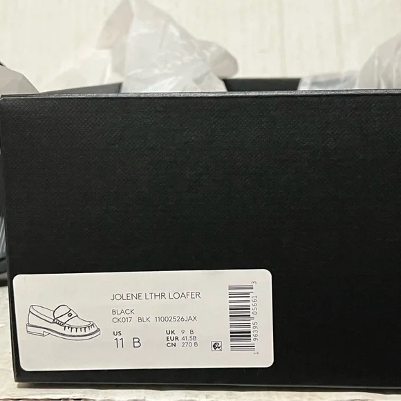 Coach Jolene Black Leather Loafer Shoe Size 11 - Picture 15 of 15